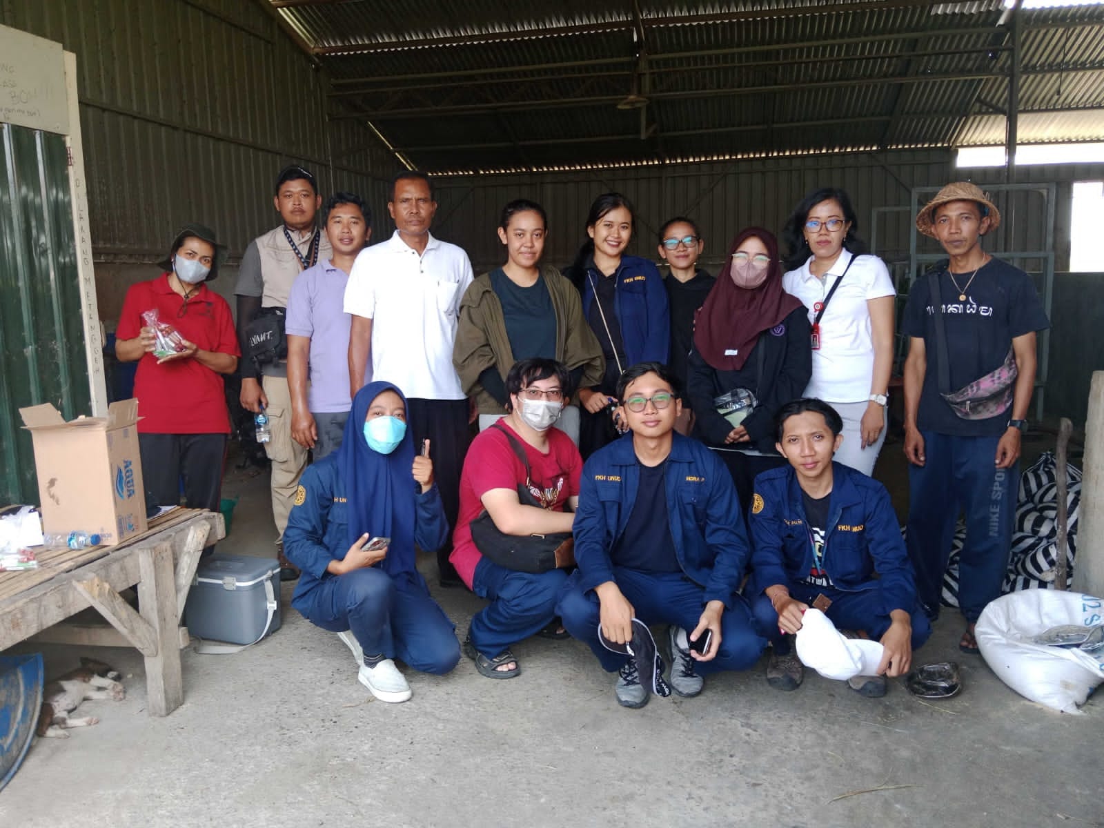 Area terbuka NR Farm saat menerima kunjungan tim dokter hewan